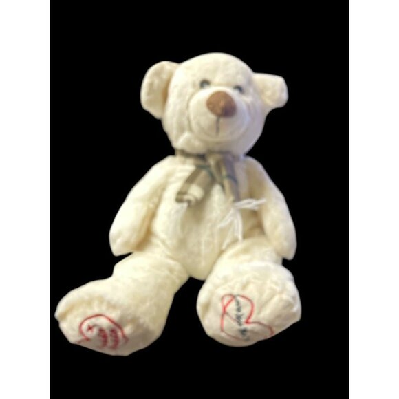 Cuddle Buddy Plush Teddy Bear With Love Me Hearts - Picture 1 of 4